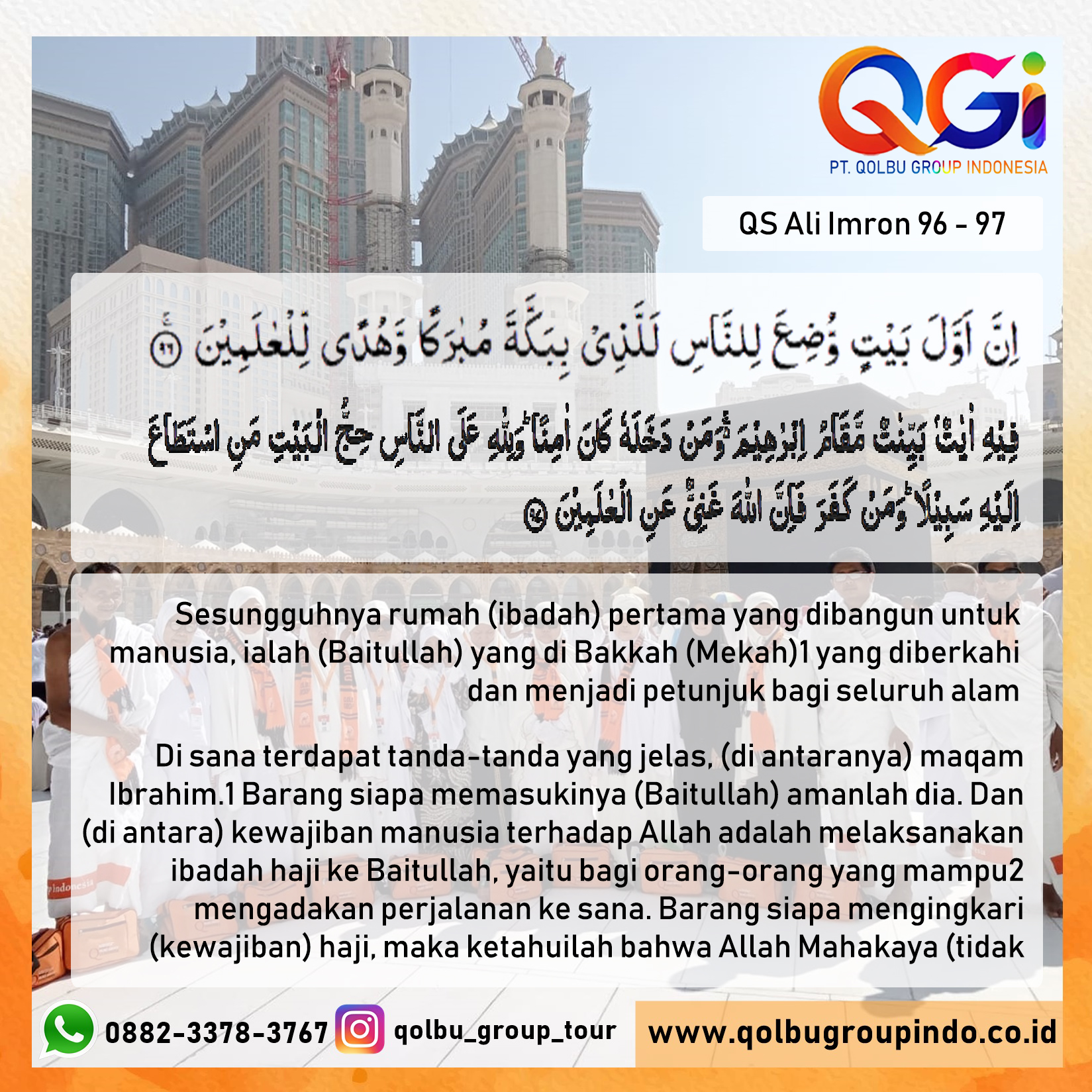 Penjelasan Surah Ali Imran 96-97 yang Menginspirasi